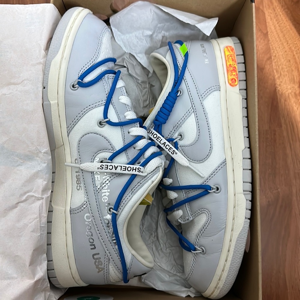 Nike Dunk Low Off White Lot 10 size 9M